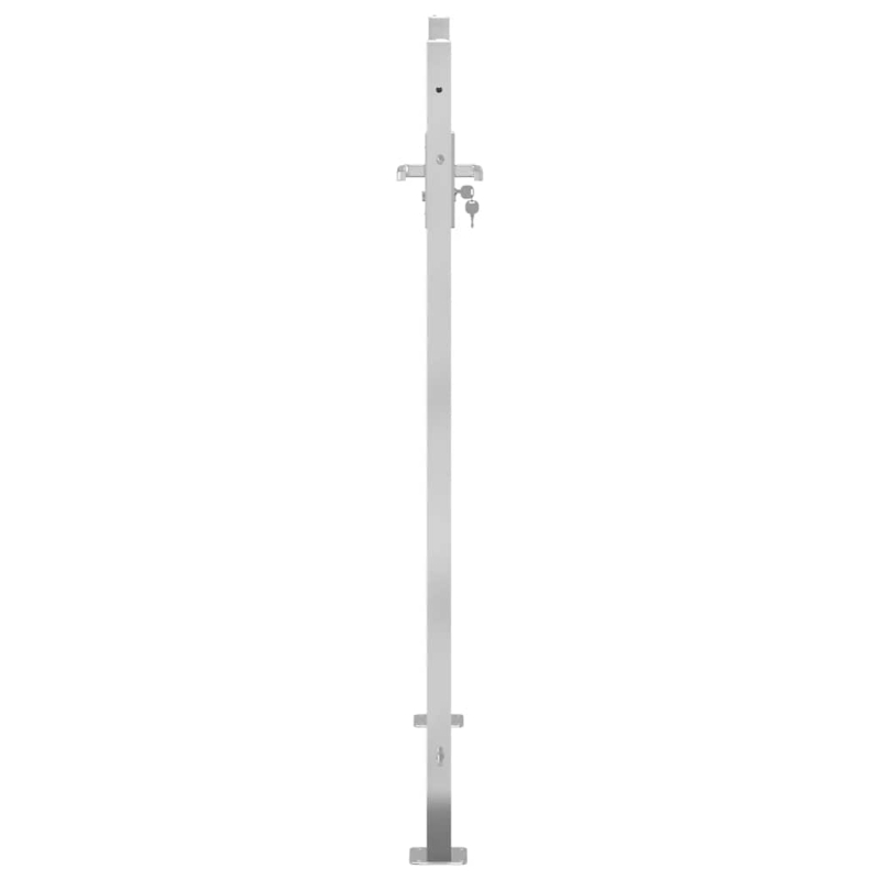 Gartentor 100x150 cm Edelstahl