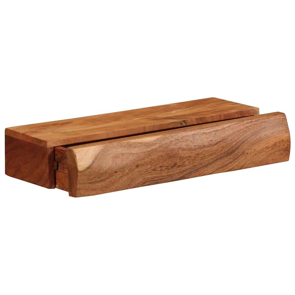Wandregale 2 Stk. 40x17x8 cm Massivholz Akazie