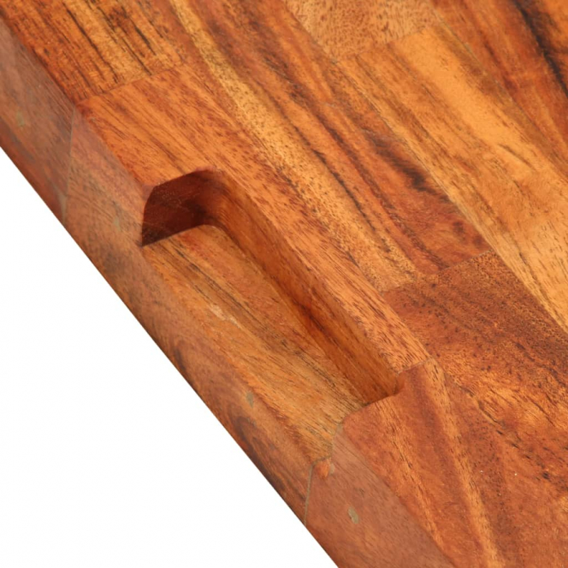Schneidebrett 42x30x4 cm Massivholz Akazie
