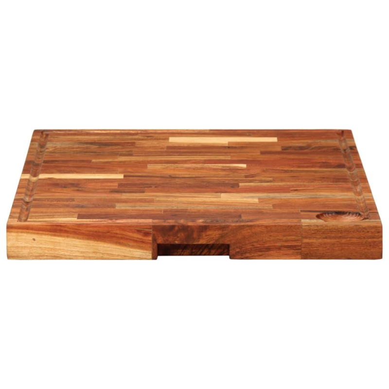 Schneidebrett 60x42x4 cm Massivholz Akazie