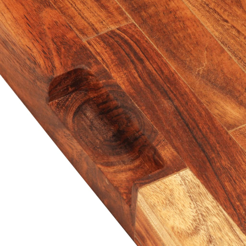 Schneidebrett 60x42x4 cm Massivholz Akazie