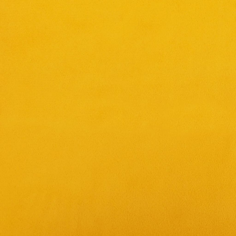 Schlafsofa 2-Sitzer mit 2 Kissen Gelb Samt