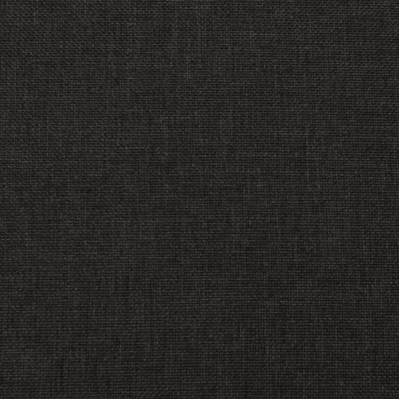 Schlafsofa 2-Sitzer mit 2 Kissen Schwarz Stoff