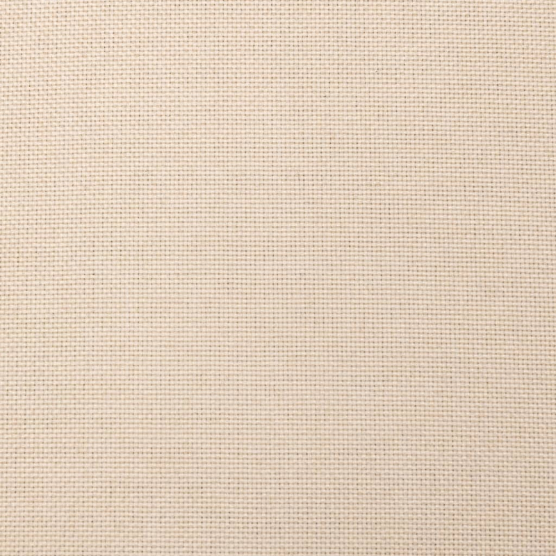 Schlafsofa 2-Sitzer mit 2 Kissen Creme Stoff