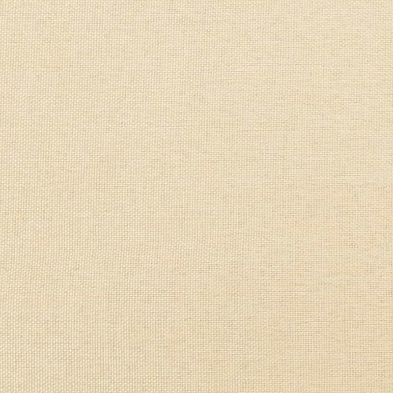 Schlafsofa 2-Sitzer mit 2 Kissen Creme Stoff