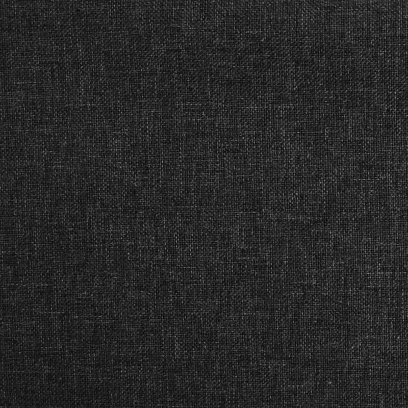 Schlafsofa 2-Sitzer mit 2 Kissen Schwarz Stoff