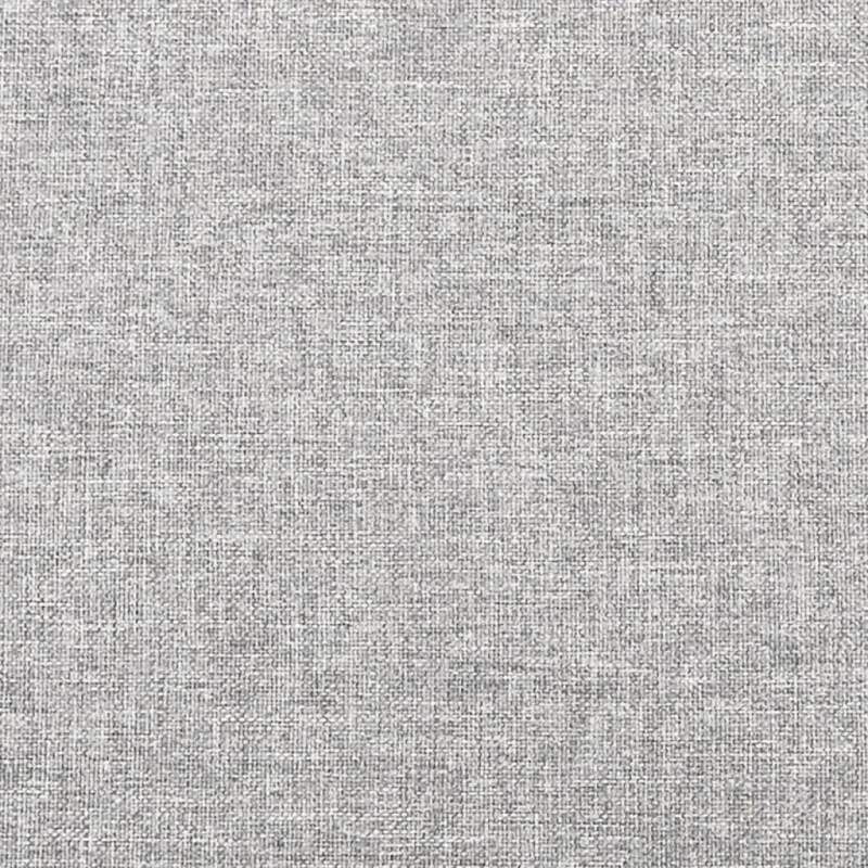 Schlafsofa 2-Sitzer mit 2 Kissen Hellgrau Stoff