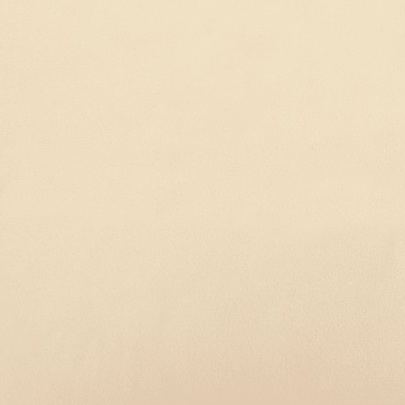 Schlafsofa 2-Sitzer Creme Samt