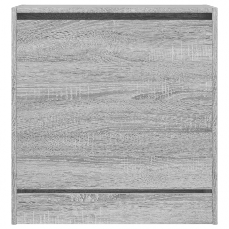 Schuhschrank Grau Sonoma 60x34x63,5 cm Holzwerkstoff