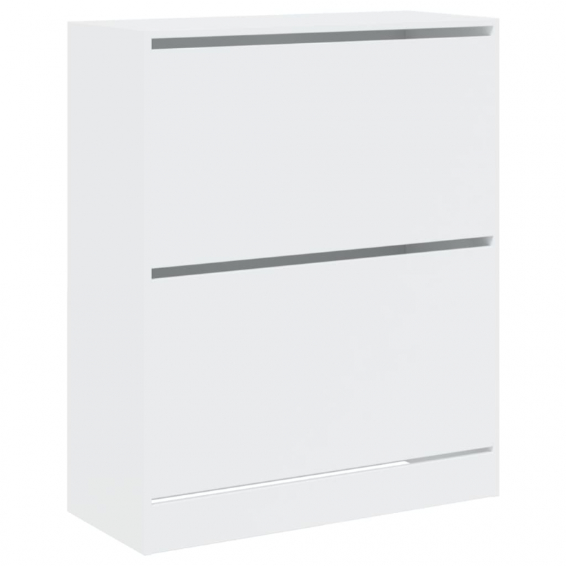 Schuhschrank Weiß 80x34x96,5 cm Holzwerkstoff