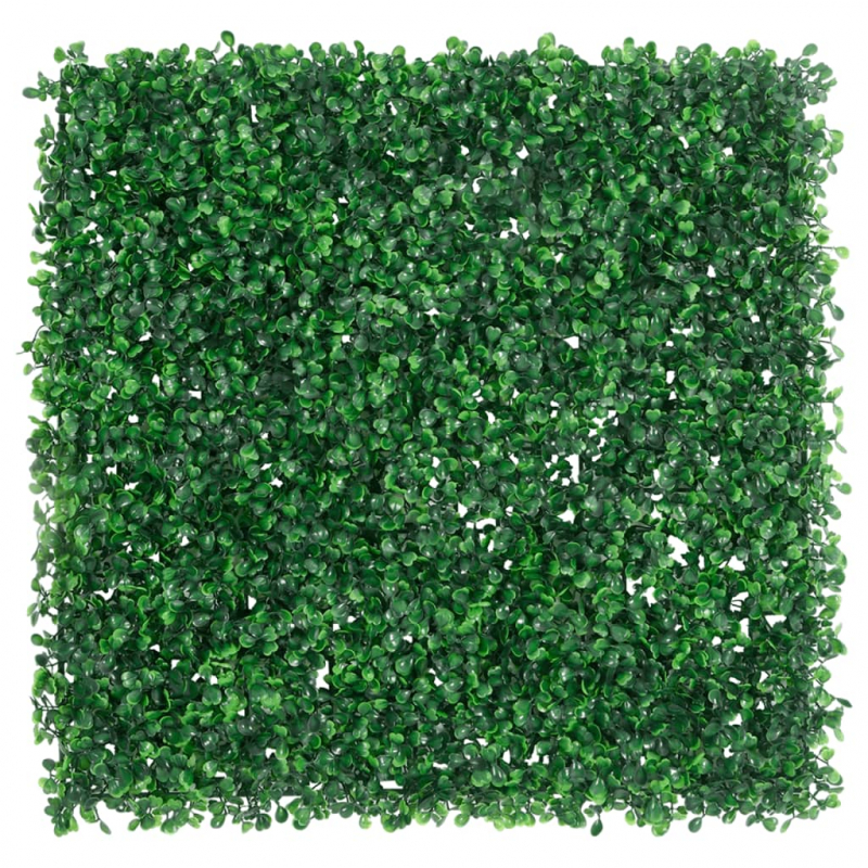 Kunsthecken 24 Stk. Grün 50x50 cm