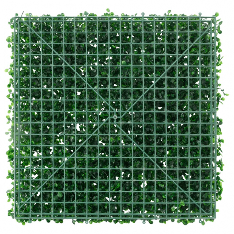 Kunsthecken 24 Stk. Grün 50x50 cm