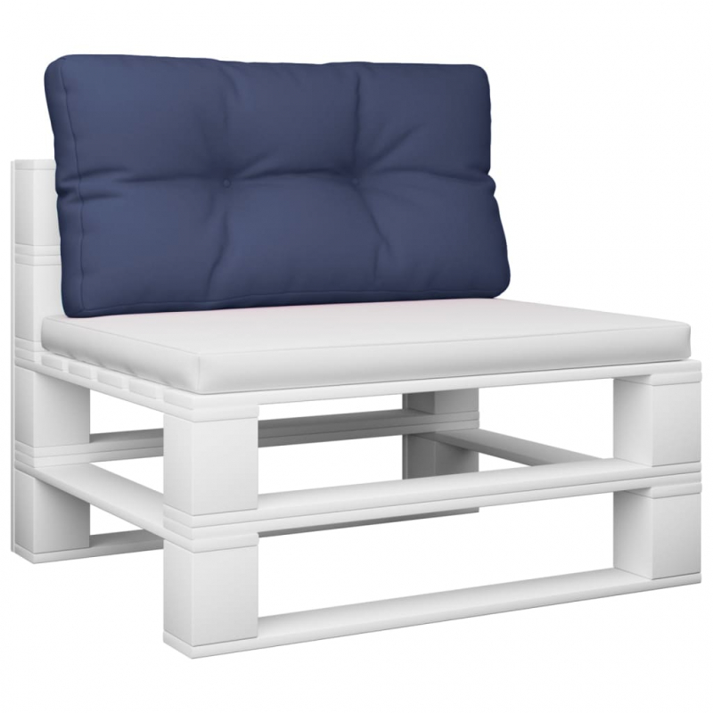 Palettenkissen Marineblau 120x40x12 cm Stoff