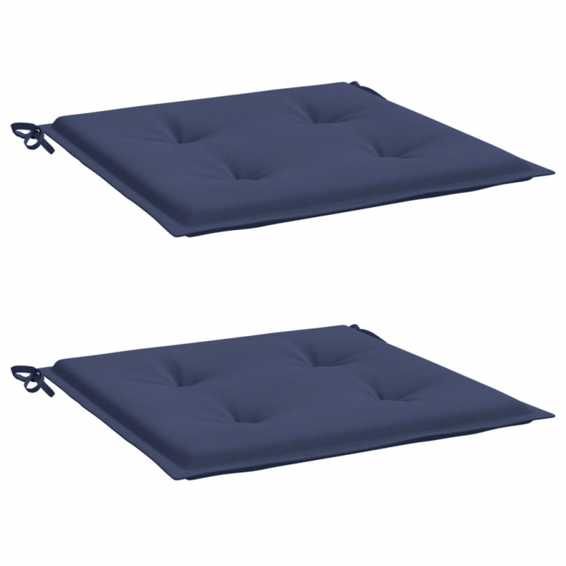 Palettenkissen 2 Stk. Marineblau 50x50x4 cm Oxford-Gewebe
