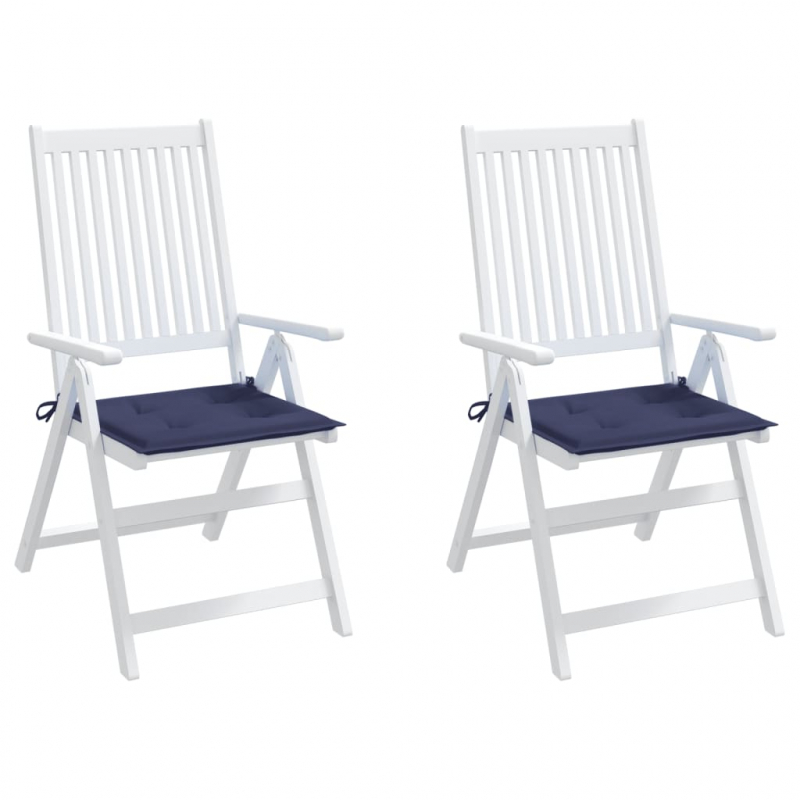 Palettenkissen 2 Stk. Marineblau 50x50x4 cm Oxford-Gewebe
