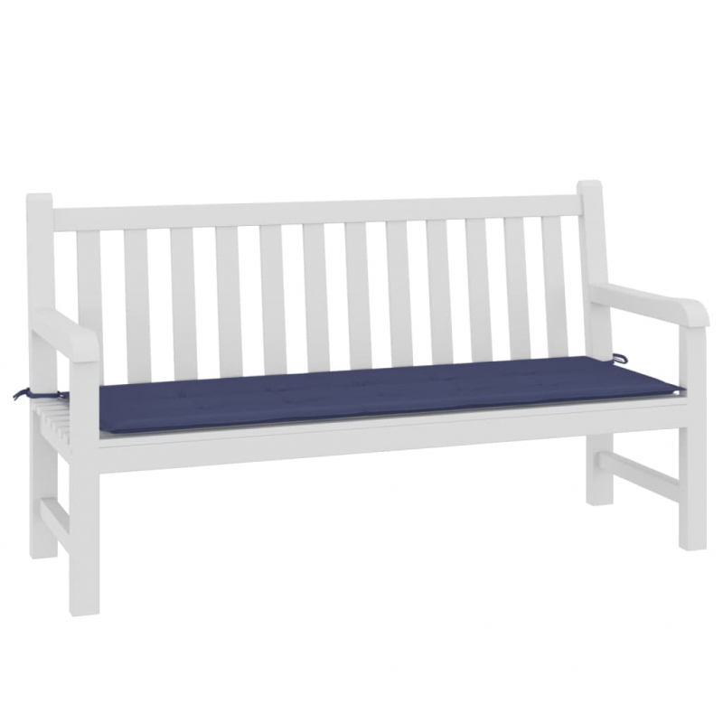 Gartenbank-Auflage Marineblau 150x50x4 cm Oxford-Gewebe