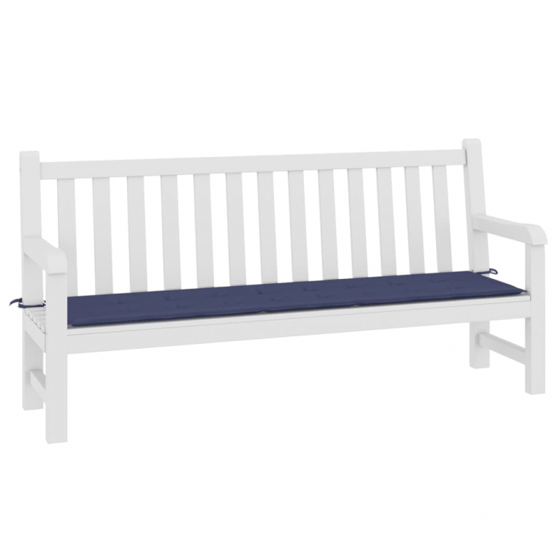 Gartenbank-Auflage Marineblau 200x50x4 cm Oxford-Gewebe