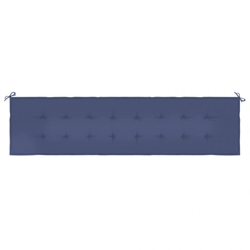 Gartenbank-Auflage Marineblau 200x50x4 cm Oxford-Gewebe