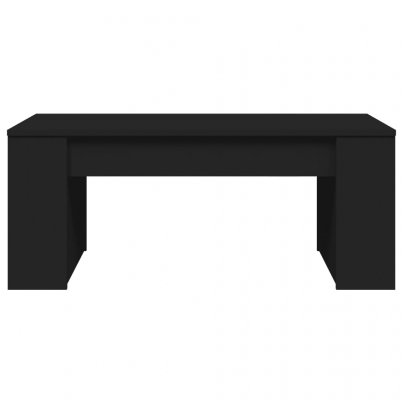 Couchtisch Schwarz 102x55x42 cm Holzwerkstoff