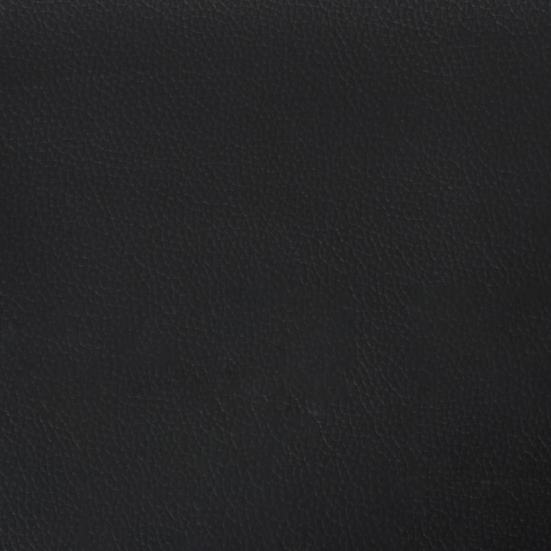 Chesterfield-Sofa 3-Sitzer Schwarz Kunstleder