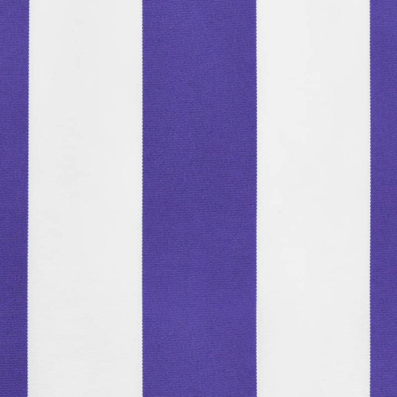 Markisenvolant Blau und Weiß Gestreift 5 m