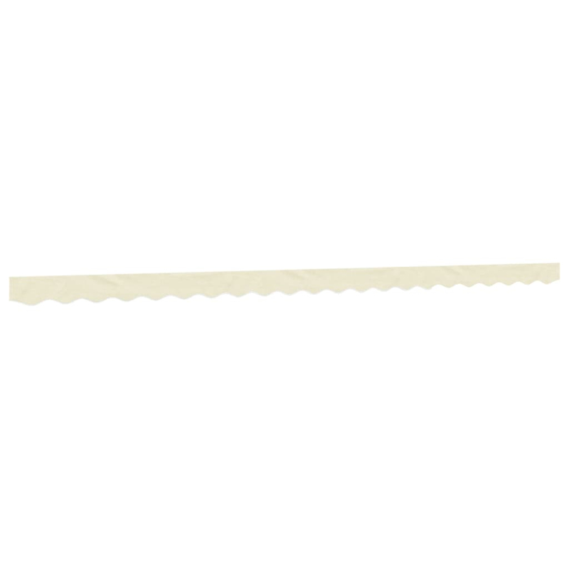 Markisenvolant Creme Gestreift 5 m