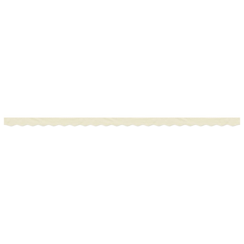 Markisenvolant Creme Gestreift 5 m