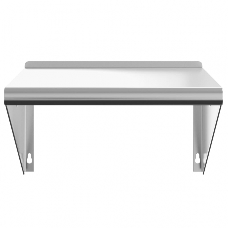 Wandregal 50x45x31 cm Silbern Edelstahl
