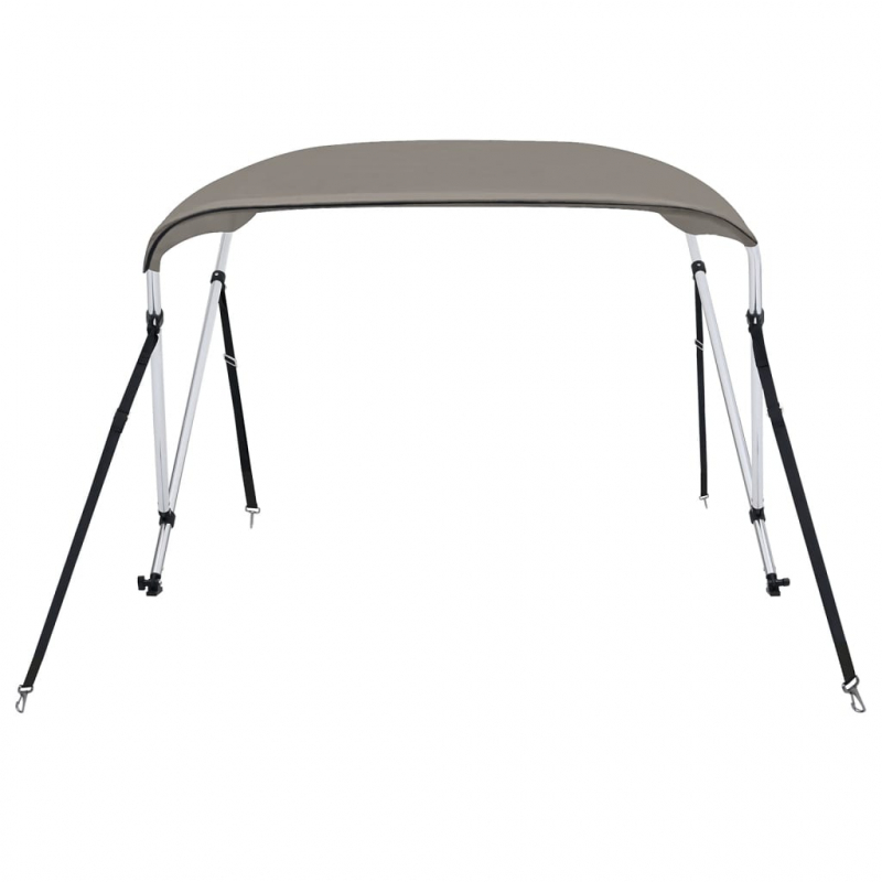 2-Bow Bimini Top Grau 150x120x110 cm