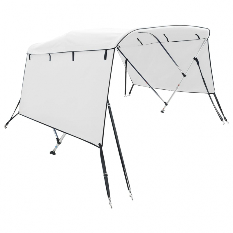 3-Bow Bimini-Top mit Seitenteilen 183x(185-198)x137 cm