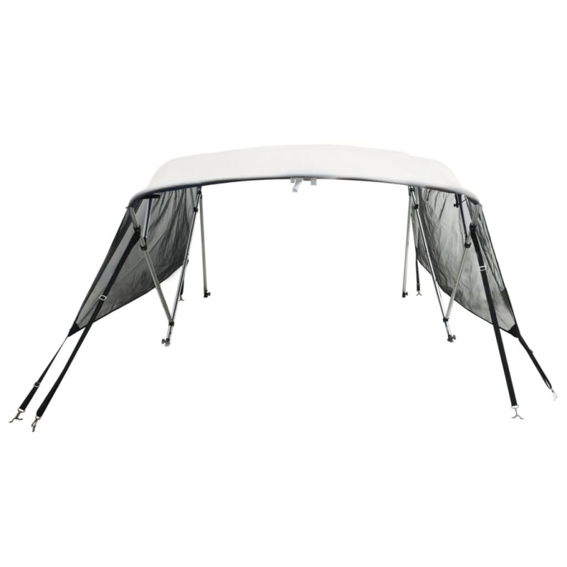 3-Bow Bimini-Top mit Mesh-Seitenteilen 183x(185-198)x137 cm