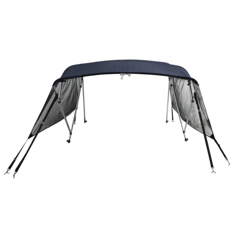 3-Bow Bimini-Top mit Mesh-Seitenteilen 183x(137-152)x137 cm