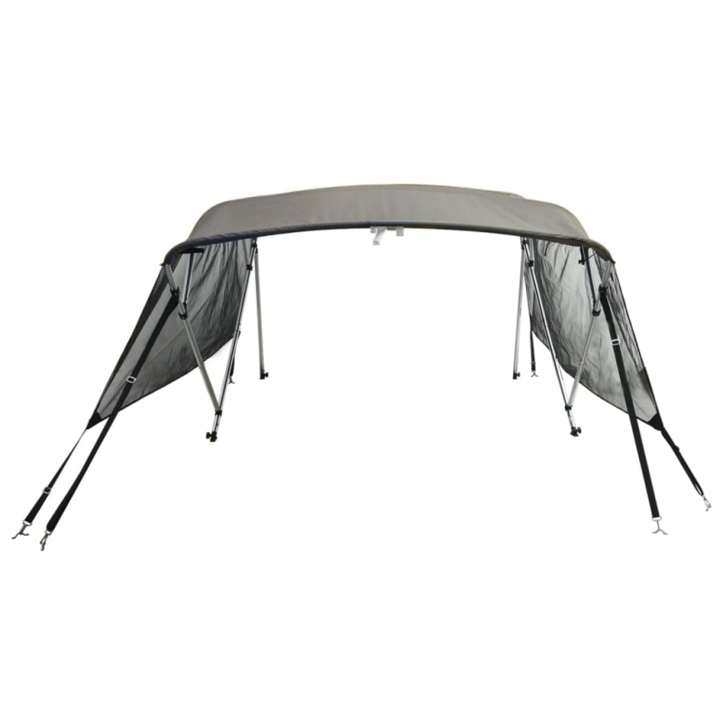 3-Bow Bimini-Top mit Mesh-Seitenteilen 183x(137-152)x137 cm