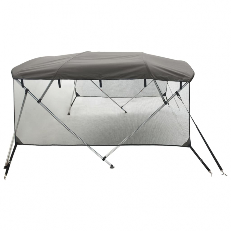 3-Bow Bimini-Top mit Mesh-Seitenteilen 183x(137-152)x137 cm