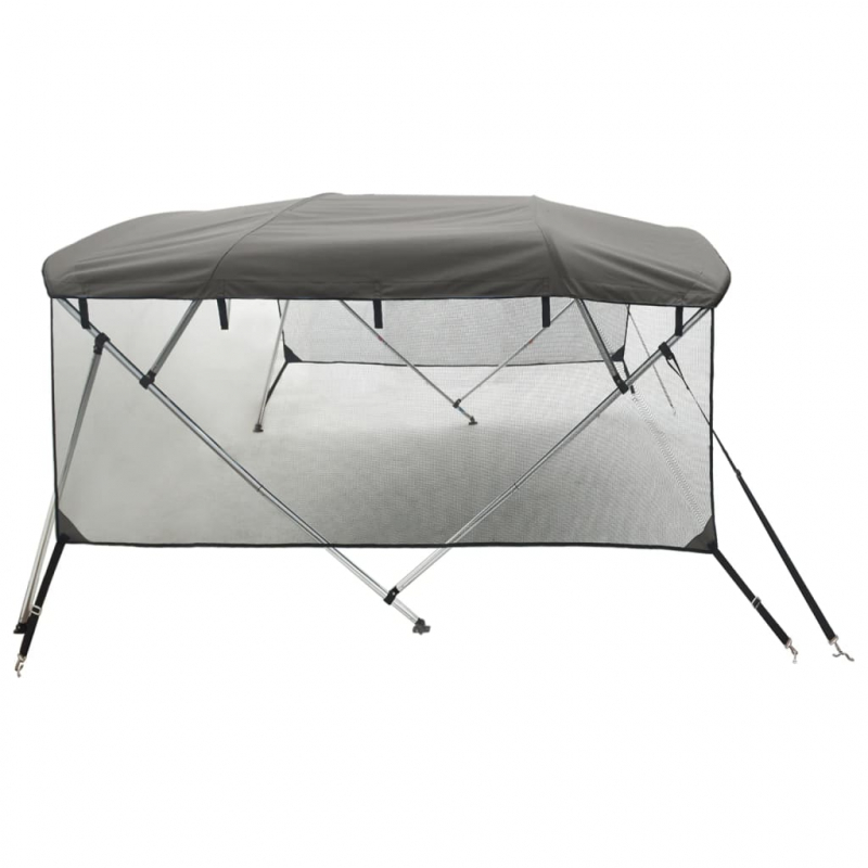 3-Bow Bimini-Top mit Mesh-Seitenteilen 183x(154-167)x137 cm