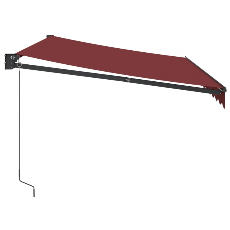 Markise Manuell Weinrot 350x250 cm