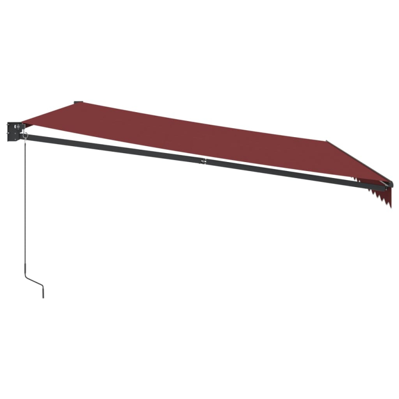 Markise Manuell Weinrot 450x300 cm