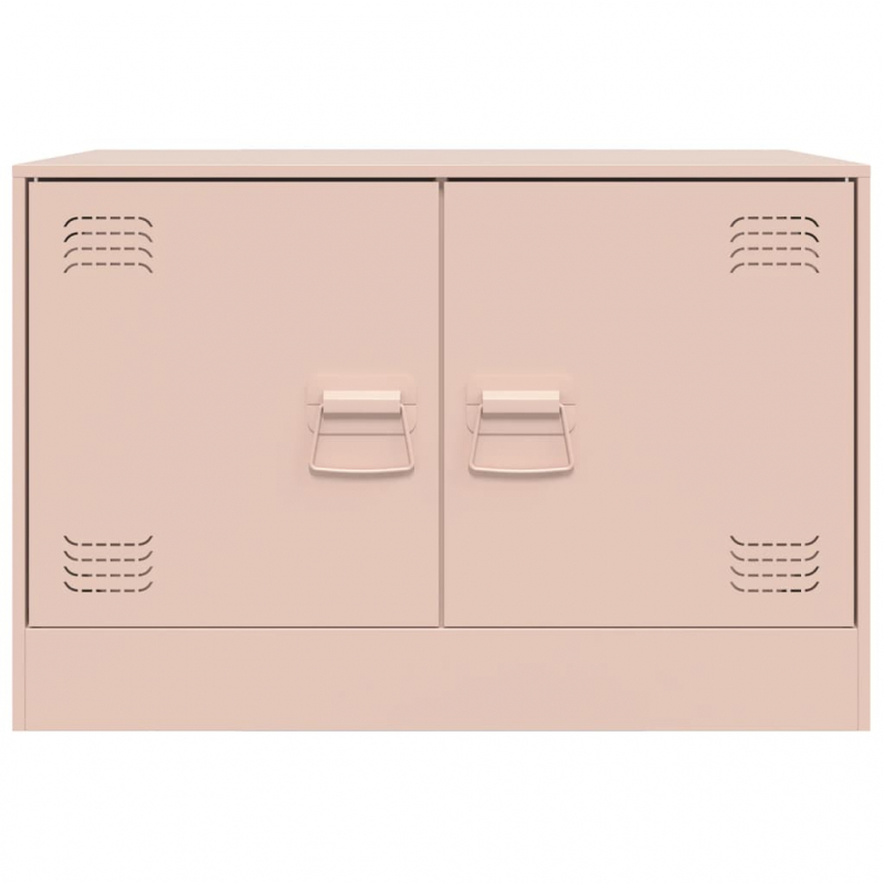 TV-Schrank Rosa 67x39x44 cm Stahl