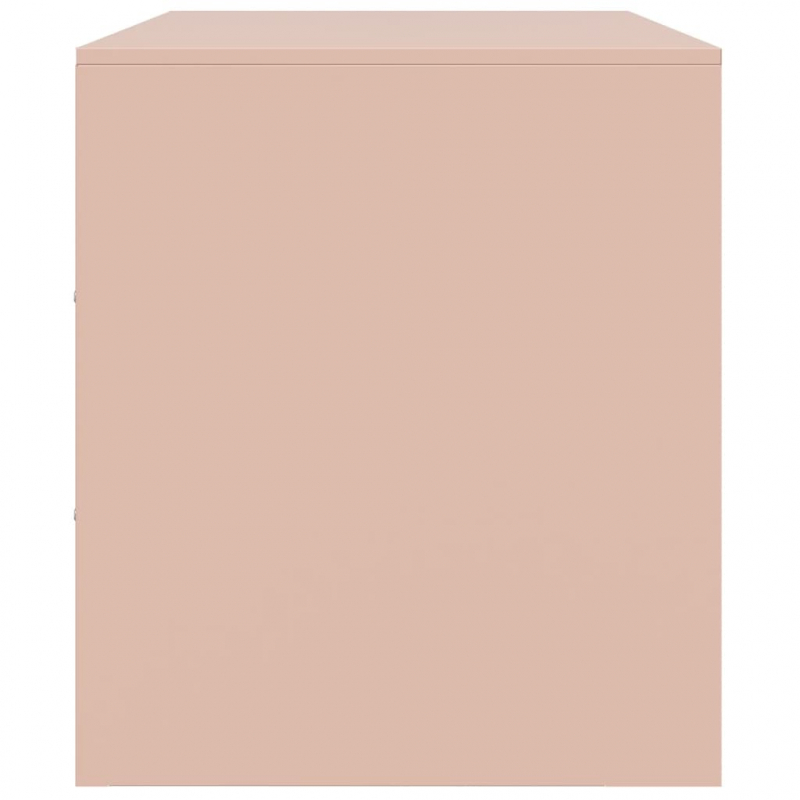 TV-Schrank Rosa 67x39x44 cm Stahl