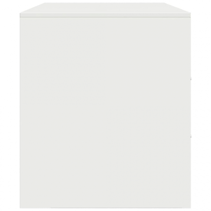 TV-Schränke 2 Stk. Weiß 67x39x44 cm Stahl