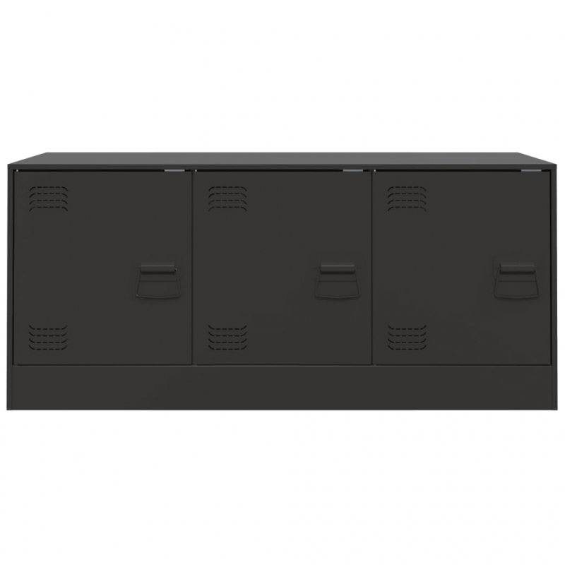 TV-Schrank Schwarz 99x39x44 cm Stahl