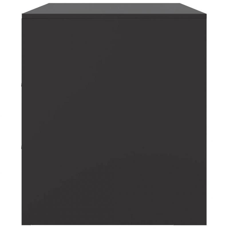 TV-Schrank Schwarz 99x39x44 cm Stahl