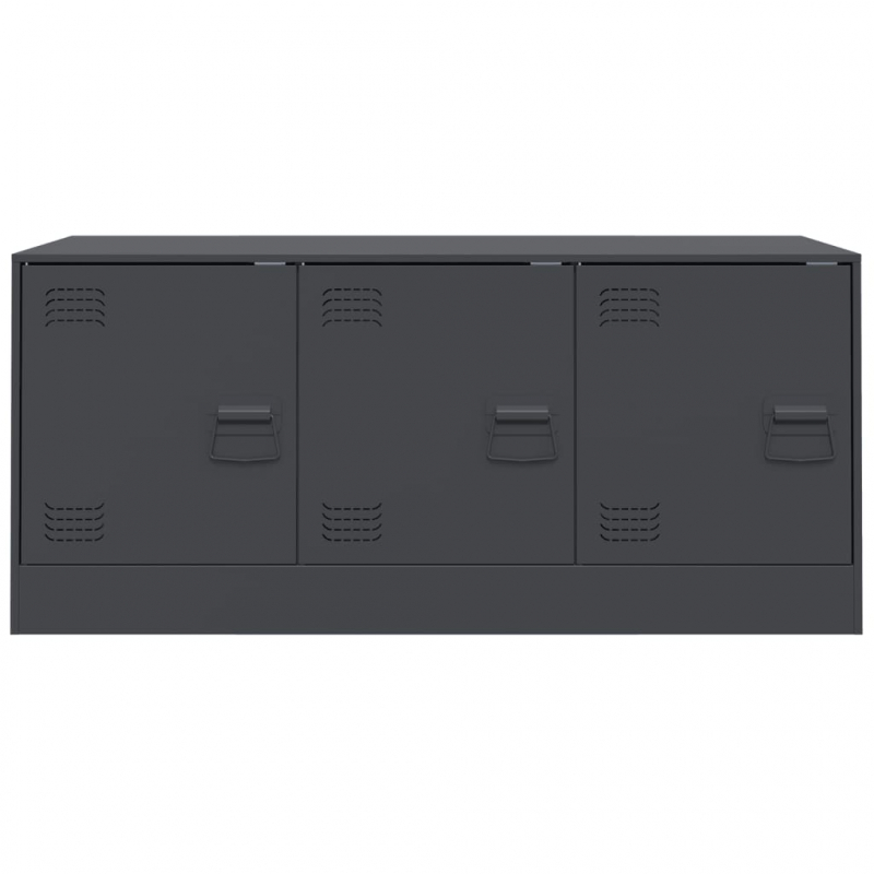TV-Schrank Anthrazit 99x39x44 cm Stahl