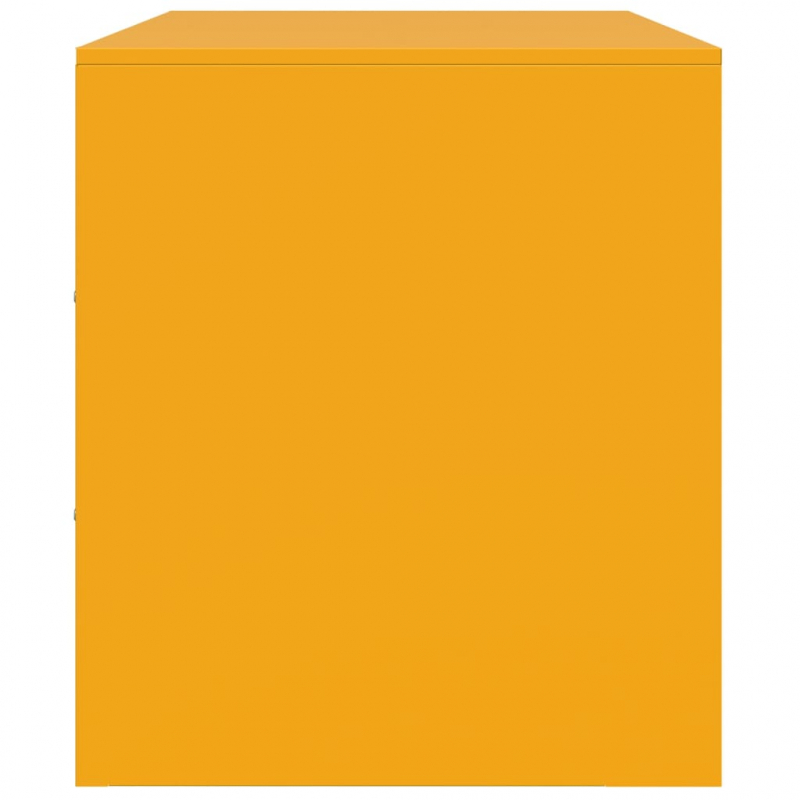 TV-Schrank Senfgelb 99x39x44 cm Stahl