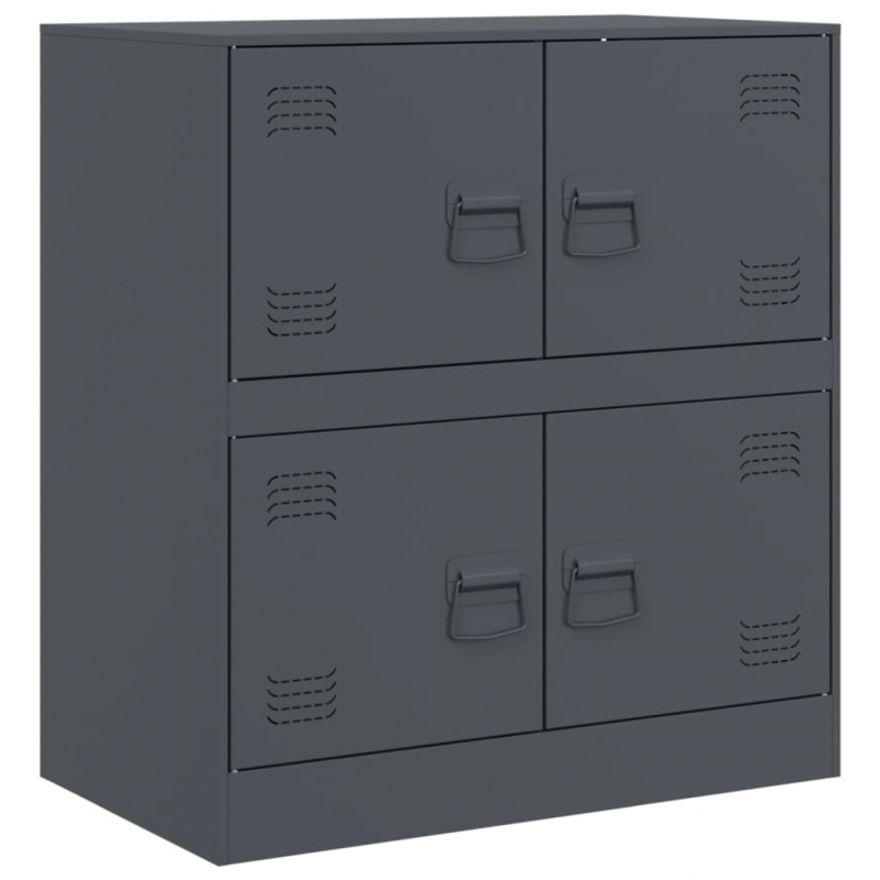 Sideboard Anthrazit 67x39x73 cm Stahl