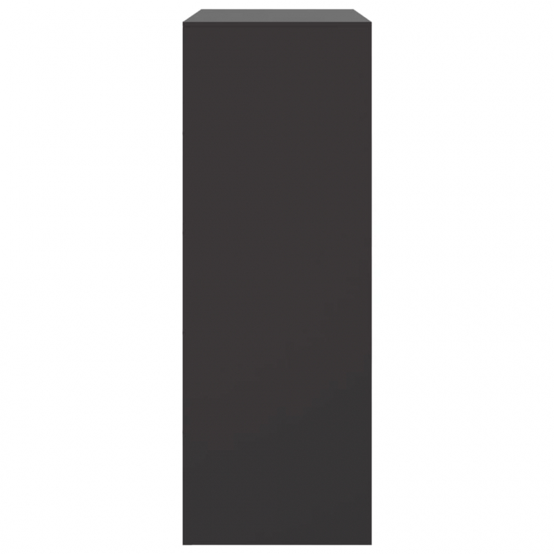 Sideboard Schwarz 67x39x107 cm Stahl