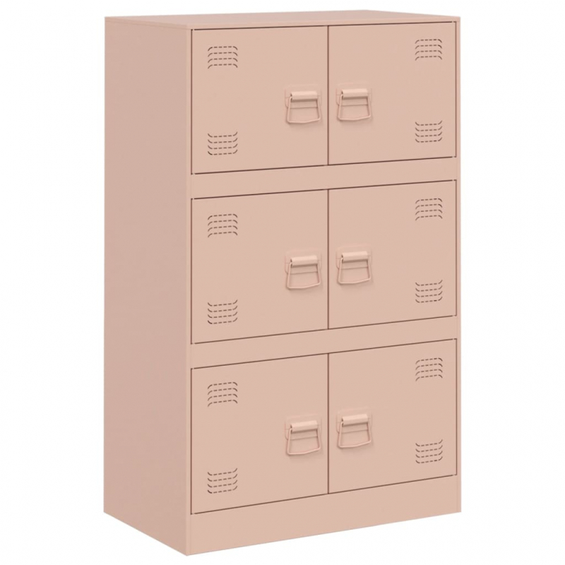 Sideboard Rosa 67x39x107 cm Stahl