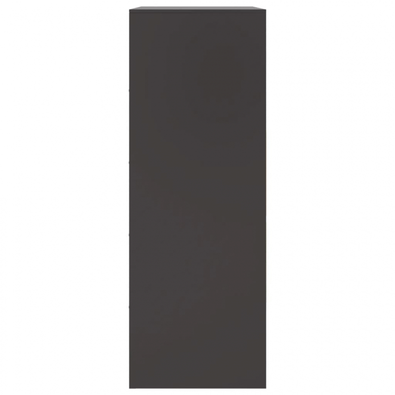 Sideboard Schwarz 67x39x107 cm Stahl