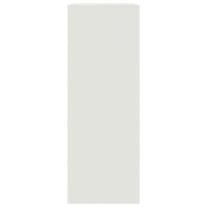 Sideboard Weiß 67x39x107 cm Stahl