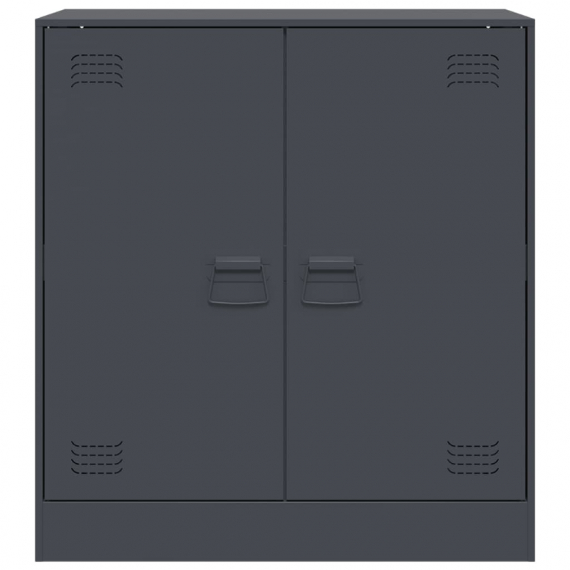 Sideboard Anthrazit 67x39x73 cm Stahl
